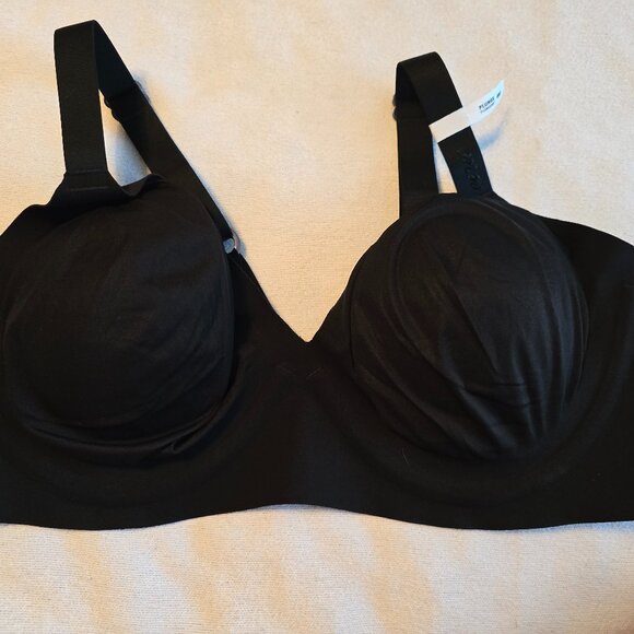 Aerie Black Smoothez 40D Plunge NEW NWT! Lightly Lined Bra Underwire Nice! - Picture 1 of 13